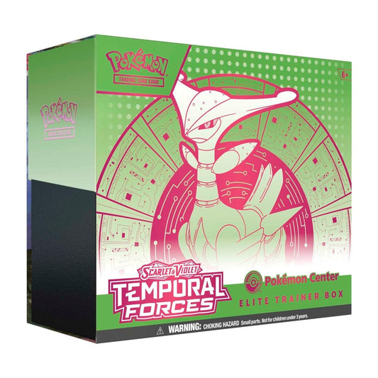 Pokémon TCG: Scarlet & Violet-Temporal Forces Elite Trainer Box (Iron Leaves)